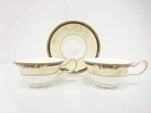 WEDGWOOD　ウェッジウッド　コーヌコピア　ティーカップ＆ソーサー　ペア　洋食器